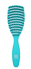 Haarbürste blau - Ilu Brush Easy Detangling Ocean Blue — Bild N1