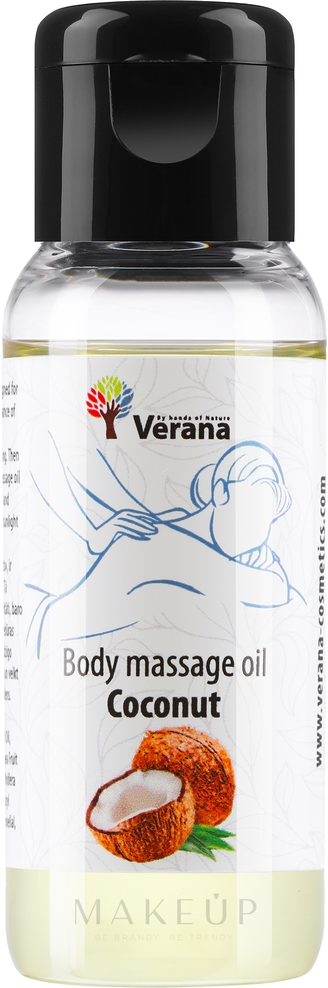 Massageöl für den Körper Coconut - Verana Body Massage Oil — Bild 30 ml