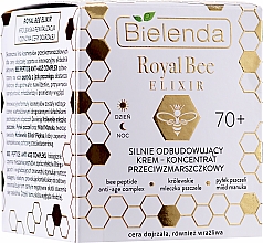 Aufbauendes Anti-Falten Creme-Konzentrat für das Gesicht mit Gelée Royale und Manuka-Honig - Bielenda Royal Bee Elixir 70+ Cream Concentrate — Bild N2