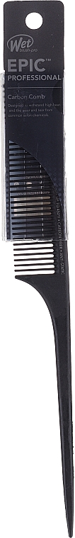 Haarkamm schwarz - Wet Brush Pro Epic Carbonite Tail Comb — Bild N1