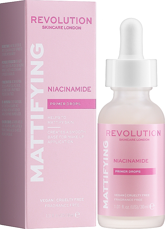 Gesichtsprimer mit Niacinamid - Revolution Skincare Mattifying Primer Drops — Bild N2