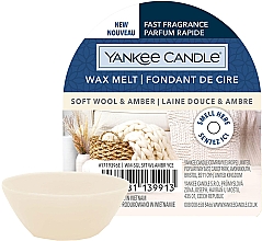 Düfte, Parfümerie und Kosmetik Duftwachs - Yankee Candle Soft Wool & Amber Wax Melt