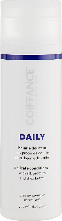 Leichter Conditioner für normales Haar mit Seidenproteinen und Sheabutter - Coiffance Professionnel Daily Delicate Conditioner For Normal Hair — Bild N1