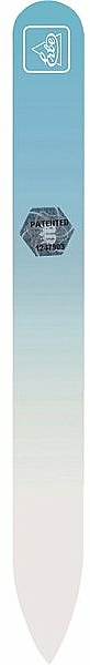 Glasnagelfeile, 9 cm pastellblau - Erbe Solingen Soft-Touch — Bild N1