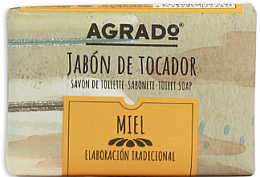 Düfte, Parfümerie und Kosmetik Handseife mit Honigaroma - Agrado Hand Soap Bar Honey