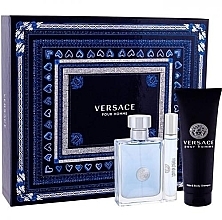 Versace Pour Homme - Duftset (Eau de Toilette 100ml + Duschgel 150 ml + Eau de Toilette 10 ml) — Bild N1