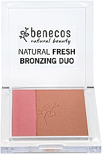 Düfte, Parfümerie und Kosmetik Rouge & Bronzer - Benecos Natural Fresh Bronzing Duo