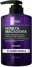 Düfte, Parfümerie und Kosmetik Feuchtigkeitsspendende Haarspülung mit Amber und Vanille - Kundal Honey & Macadamia Amber Vanilla Treatment
