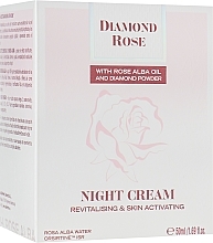 Regenerierende Nachtcreme mit Rosa Alba-Öl und Diamantenstaub - BioFresh Diamond Rose Night Cream — Bild N1