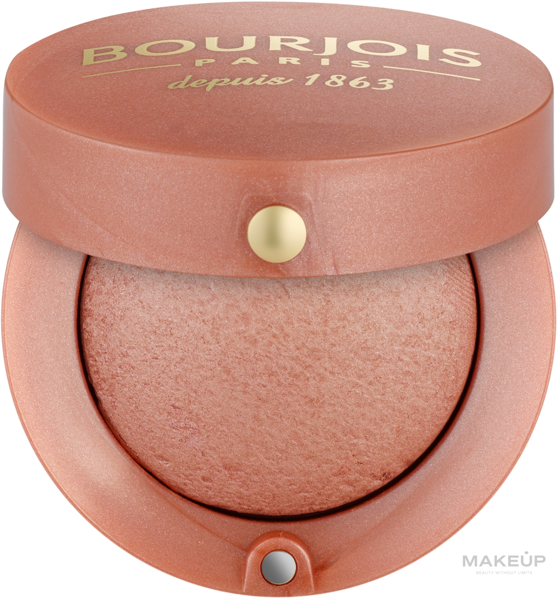 Gesichtsrouge - Bourjois Little Round Pot Blusher — Bild 3 - Brun Cuivre