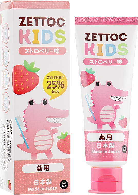 Kinderzahnpasta mit Erdbeergeschmack - Zettoc — Bild N1
