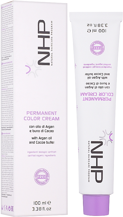 Ammoniakfreie Haarfarbe mit Arganöl - Maxima NHP Permanent Color Cream — Bild N1