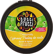 Düfte, Parfümerie und Kosmetik Zucker-Körperpeeling mit Banane und Stachelbeeren - Farmona Tutti Frutti