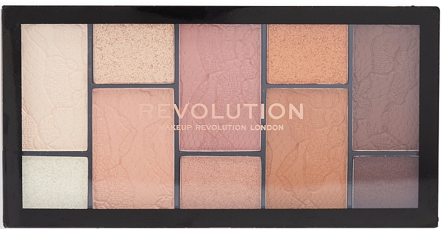 Lidschattenpalette - Makeup Revolution Reloaded Dimension Eyeshadow Palette Neutral Charm — Bild N2
