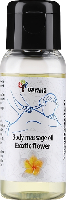 Körpermassageöl Exotic Flower - Verana Body Massage Oil  — Bild N1