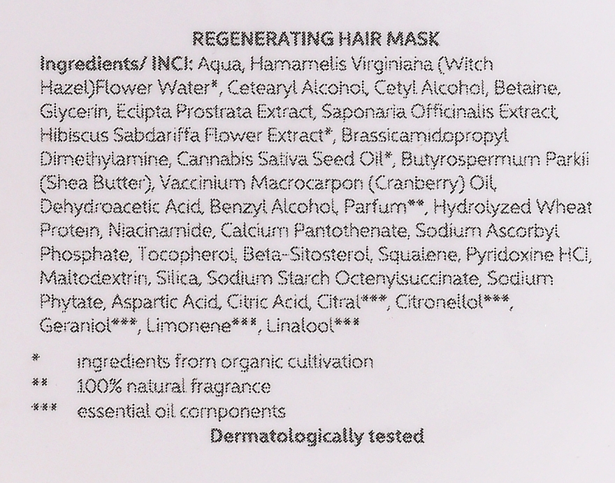 Regenerierende Haarmaske - Naturativ Regeneration Mask — Bild N2