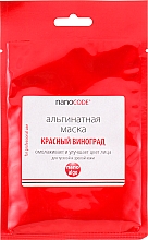 Düfte, Parfümerie und Kosmetik Verjüngende und feuchtigkeitsspendende Alginatmaske für stumpfe und reife Haut mit roten Trauben - NanoCode Algo Masque