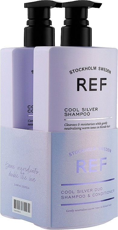 Set - REF Cool Silver Duo Set (shm/600ml + cond/600ml) — Bild N1