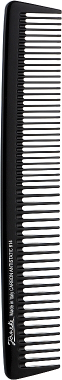 Haarkamm aus Carbon 20.5 cm schwarz - Janeke 814 Carbon Comb Antistatic — Bild N1