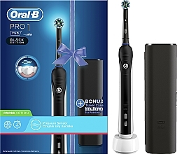 Elektrische Zahnbürste mit schwarzem Etui - Oral-B Pro 750 Cross Action Black — Bild N2