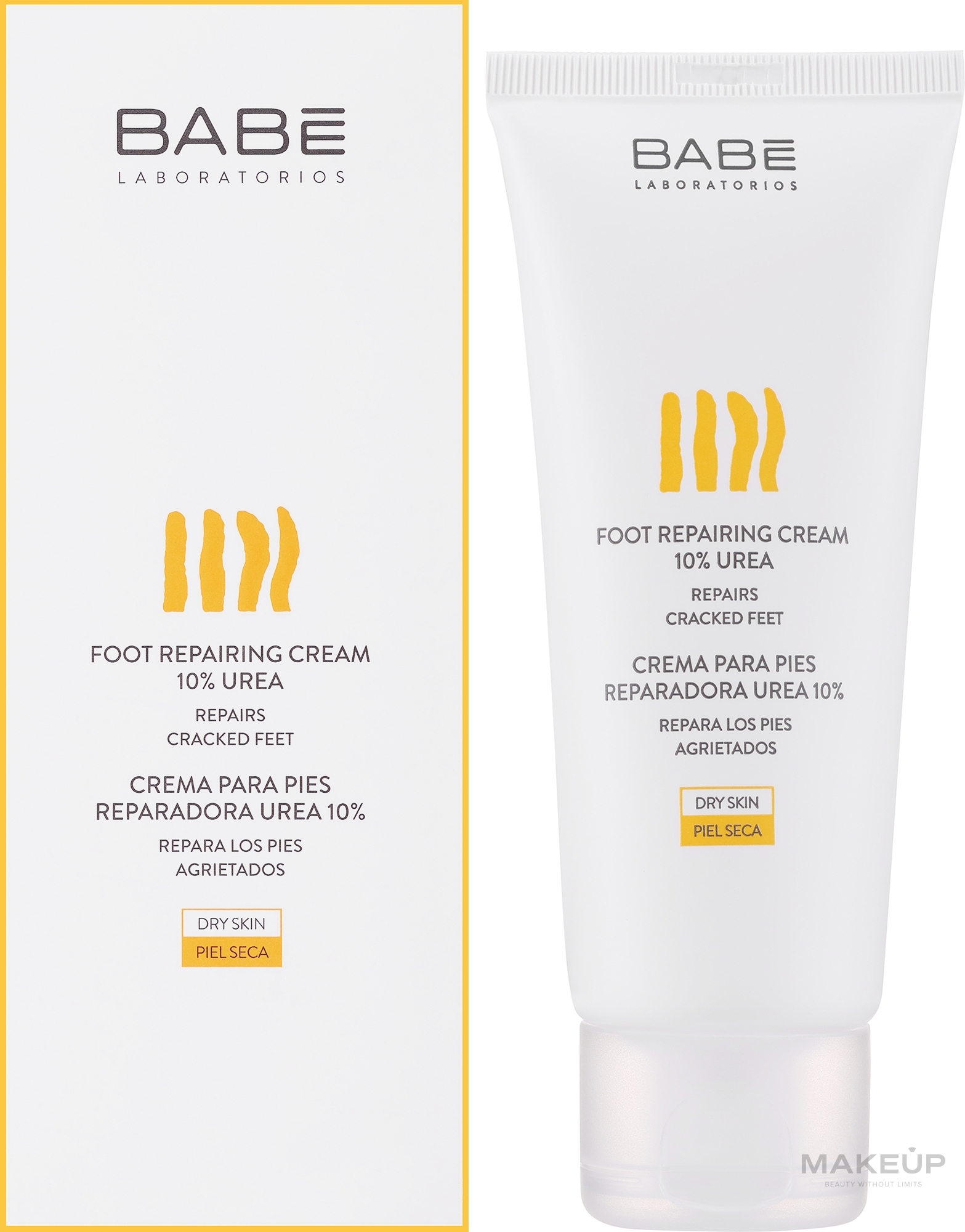 Regenerierende Fußcreme mit 10% Urea - Babe Laboratorios Foot Repairing Cream 10 % Urea — Bild 100 ml