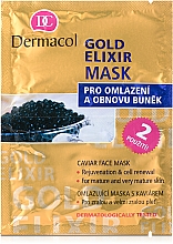 Düfte, Parfümerie und Kosmetik Anti-Aging-Gesichtsmaske - Dermacol Gold Elixir Caviar Face Mask
