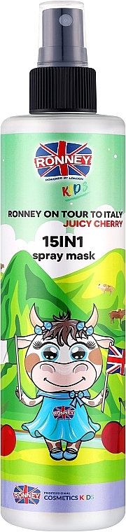 Leave-in-Conditioner für Kinder 15in1 - Ronney Professional Kids On Tour To Italy Juicy Cherry 15In1 — Bild N1