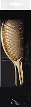 Haarmassagebürste AUSP22G gold mit weiß - Janeke Gold Hairbrush — Bild N2