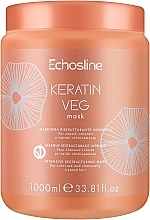 Maske für strapaziertes Haar - Echosline Keratin Veg Mask — Bild N2