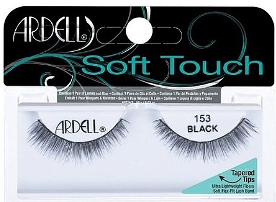 Künstliche Wimpern - Ardell Soft Touch Eye Lashes Black 153 — Bild N1