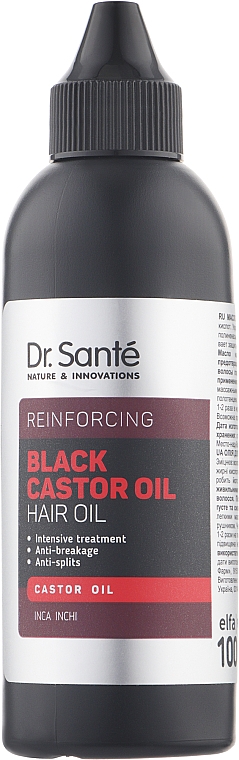 Rizinusöl für Haare - Dr. Sante Black Castor Oil Hair Oil — Bild N1