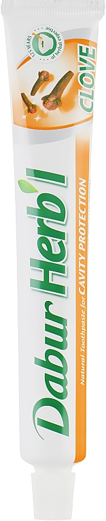 Ayurvedische Kräuter-Zahnpasta mit Nelkenöl - Dabur Herbal Clove Toothpaste