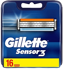 Düfte, Parfümerie und Kosmetik Ersatzklingen 16 St. - Gillette Sensor3