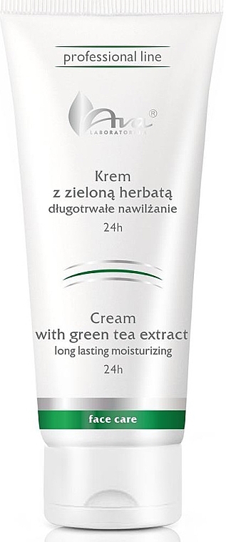 Feuchtigkeitscreme mit Grüntee-Extrakt - Ava Laboratorium Cream With Green Tea Extract — Bild N1