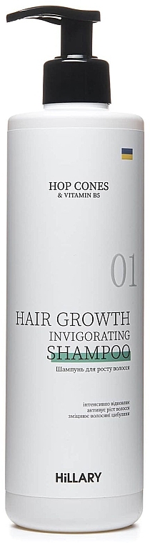 Shampoo für Haarwachstum - Hillary Hop Cones & B5 Hair Growth Invigorating — Bild N5