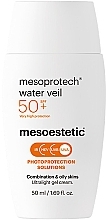 Sonnenschutzemulsion für das Gesicht - Mesoestetic Mesoprotech Water Veil SPF 50+  — Bild N1