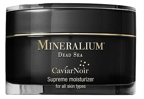 Feuchtigkeitsspendende Gesichtscreme mit schwarzem Kaviar für alle Hauttypen - Mineralium Caviar Noir Supreme Moisturizer — Bild N1