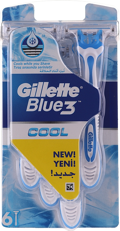 Einwegrasierer 6 St. - Gillette Blue 3 Cool — Bild N1