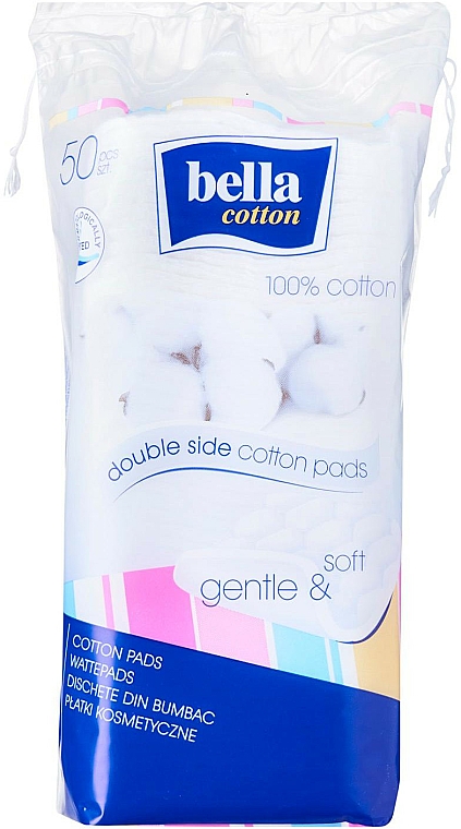 Wattepads 50 St. - Bella Gentle&Soft Cotton Pads — Bild N1
