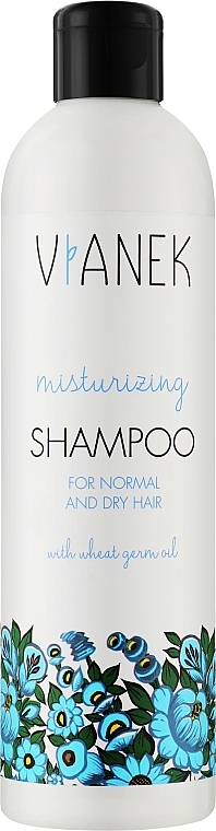 Feuchtigkeitsspendendes Shampoo mit Weizenkeimöl für trockenes und normales Haar - Vianek Moisturizing Shampoo — Bild N1
