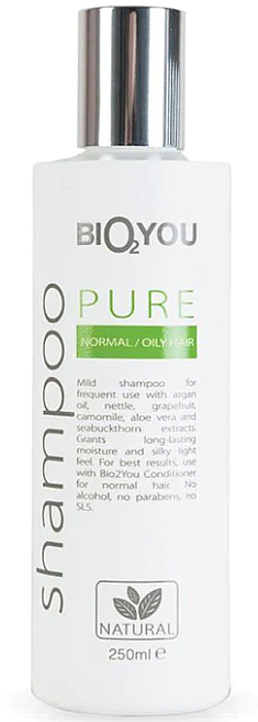 Natürliches Haarshampoo Pure - Bio2You Natural Shampoo For Normal Hair — Bild N1