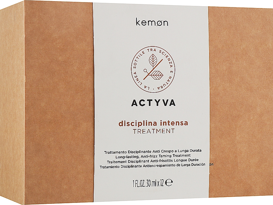 Lotion für widerspenstiges Haar - Kemon Actyva Discipline Intense Treatment — Bild N1