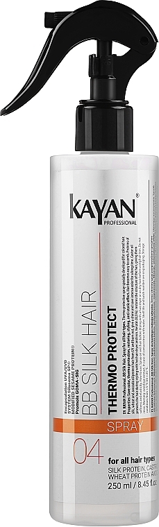 Hitzeschutzspray für coloriertes Haar - Kayan Professional BB Silk Hair Spray — Bild N1