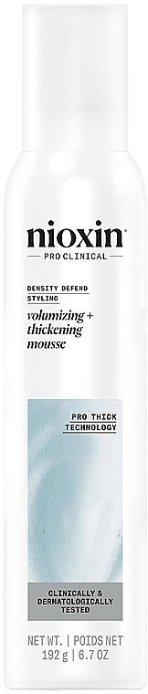 Volumengebendes Mousse  - Nioxin Pro Clinical Density Defend Volumizing + Thickening Mousse  — Bild N1