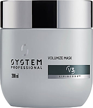 Düfte, Parfümerie und Kosmetik Haarmaske für mehr Volumen - System Professional Volumize Lipid Code V3 Mask