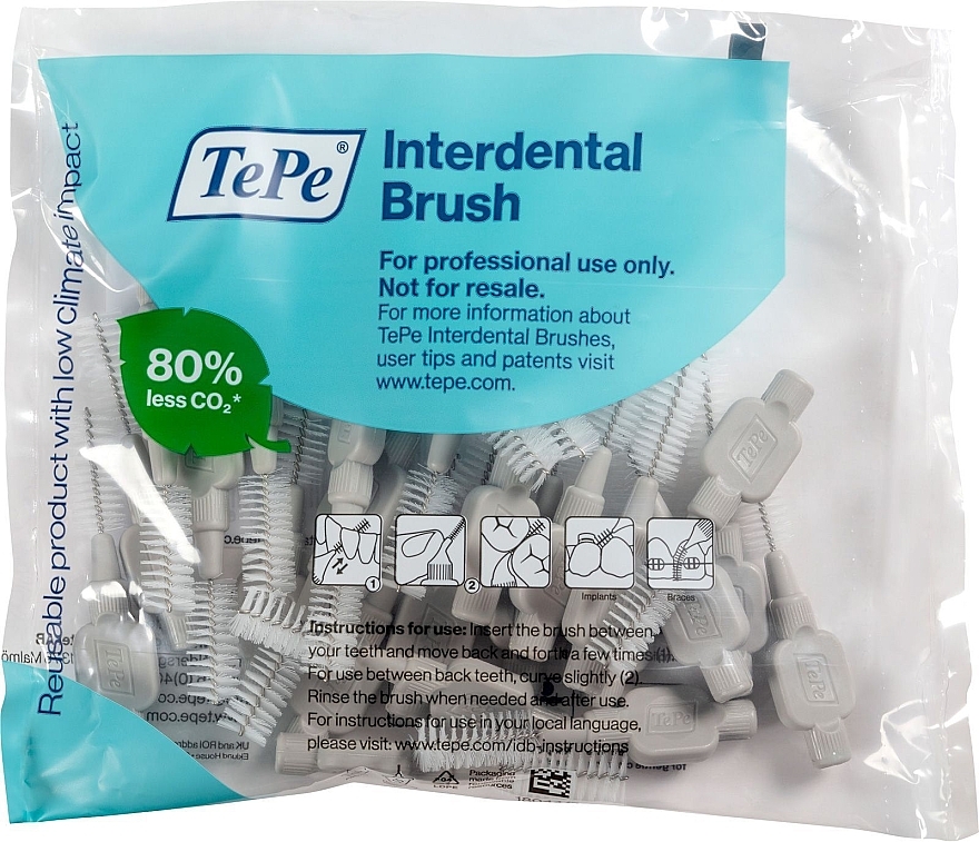 Interdentalzahnbürsten - TePe Original Interdental Brush Gray 1.3 mm — Bild N1