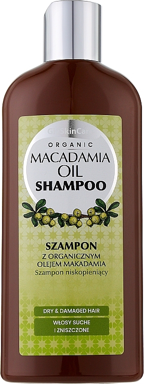 Shampoo mit Bio Macadamiaöl - GlySkinCare Macadamia Oil Shampoo — Bild N1