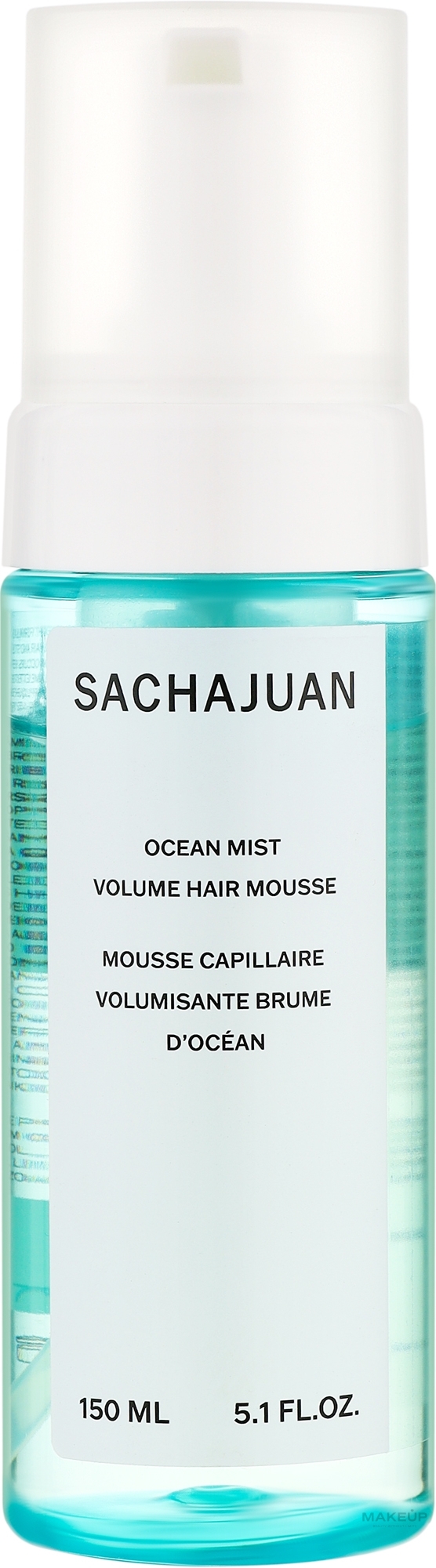 Sachajuan Ocean Mist Volume Hair Mousse  - Volumengebendes Mousse  — Bild 150 ml