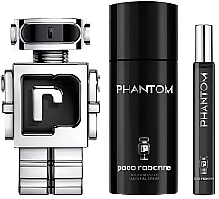 Duftset (Eau de Toilette 100ml + Eau de Toilette 10ml + Deodorant 150ml)  - Paco Rabanne Phantom  — Bild N2