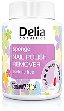 Düfte, Parfümerie und Kosmetik Nagellackentferner mit Schwamm - Delia Sponge Nail Polish Remover Acetone Free